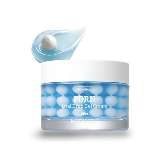 Капсульный крем для интенсивного увлажнения MEDIPEEL⁺ Mooltox PDRN Hyal Drop Gel Cream (50г) | Ecoplace