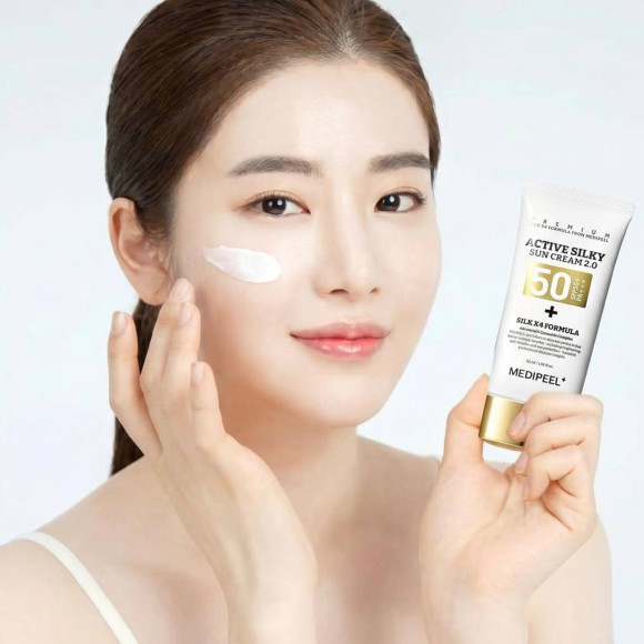 Солнцезащитный крем MEDIPEEL⁺ Active Silky Sun&nbsp;Cream 2.0 (50мл) | Ecoplace