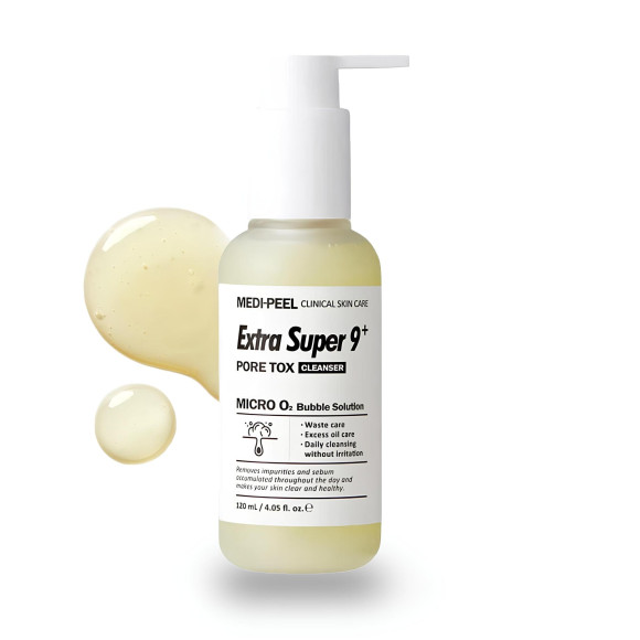 MEDIPEEL⁺ Extra Super 9 Plus Pore Tox&nbsp;Cleanser (120ml) | Ecoplace