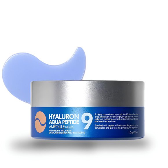 Патчи для&nbsp;глубокого увлажнения с&nbsp;пептидами MEDIPEEL⁺ Peptide 9 Hyaluron Aqua Ampoule Eye&nbsp;Patch (60шт) | Ecoplace