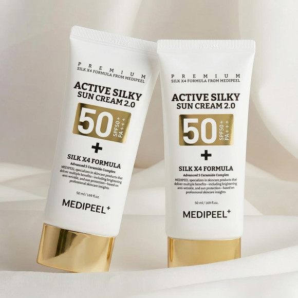 Солнцезащитный крем MEDIPEEL⁺ Active Silky Sun&nbsp;Cream 2.0 (50мл) | Ecoplace