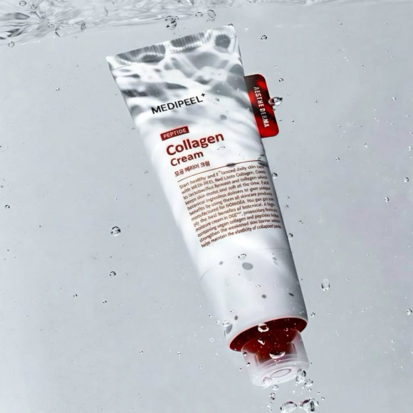 Крем с&nbsp;коллагеном и&nbsp;пептидами MEDIPEEL⁺ Red&nbsp;Lacto Collagen Barrier Cream (80г) | Ecoplace
