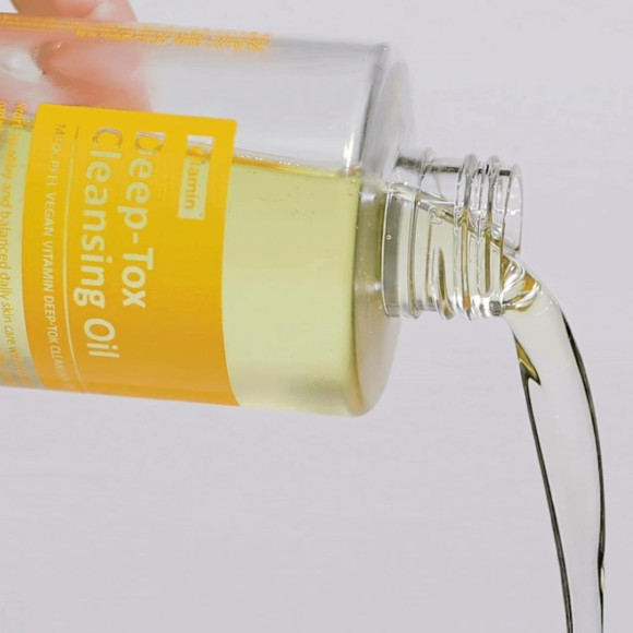 Гидрофильное масло с&nbsp;витаминным комплексом MEDIPEEL⁺ Vegan Vitamin Deep‑Tox Cleansing Oil&nbsp;(200мл) | Ecoplace