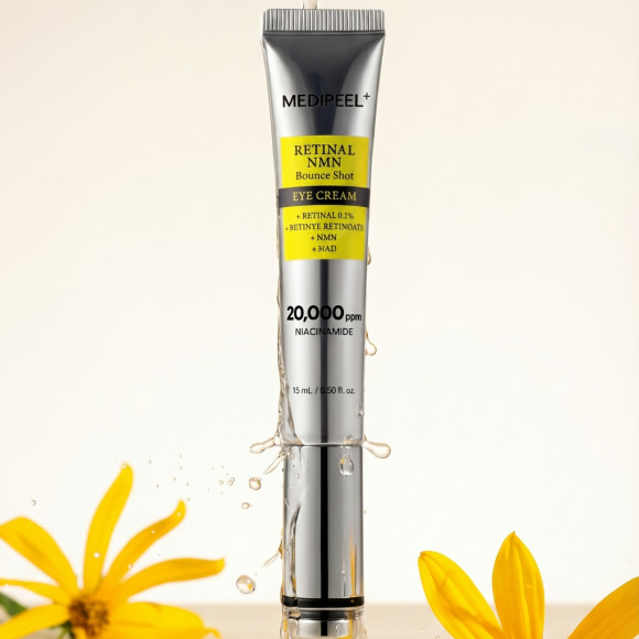 Крем для&nbsp;глаз с&nbsp;ретиналем MEDIPEEL⁺ Retinal NMN&nbsp;Bounce Shot Eye&nbsp;Cream (15мл) | Ecoplace