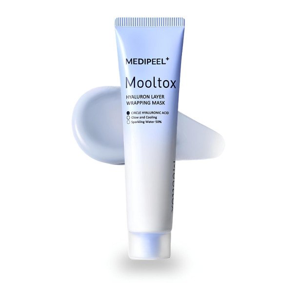 Увлажняющая маска‑пленка MEDIPEEL⁺ Mooltox Hyaluron Layer Wrapping Mask (70г) | Ecoplace