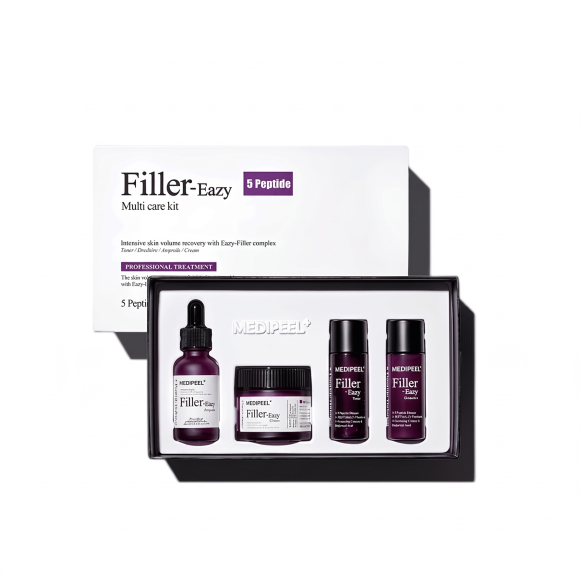 Набор ухода с&nbsp;филлер‑эффектом MEDIPEEL⁺ Eazy Filler Multi Care Kit&nbsp;(30мл+30мл+30мл+50мл) | Ecoplace
