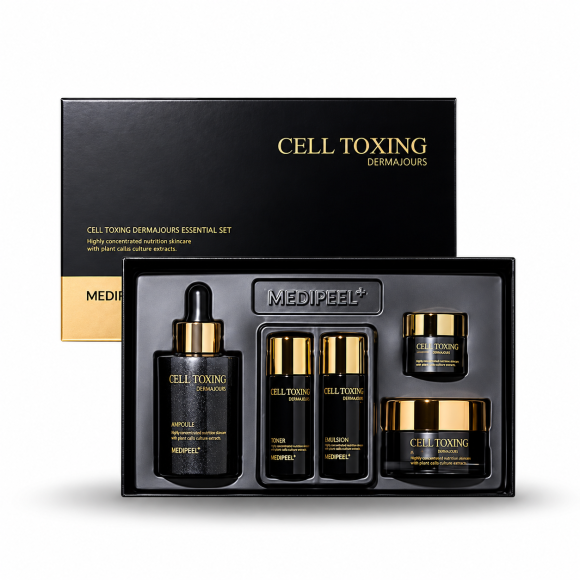 Набор ухода со&nbsp;стволовыми клетками MEDIPEEL⁺ Cell Toxing Dermajours Essential Set&nbsp;(100+50+30*2+10мл) | Ecoplace