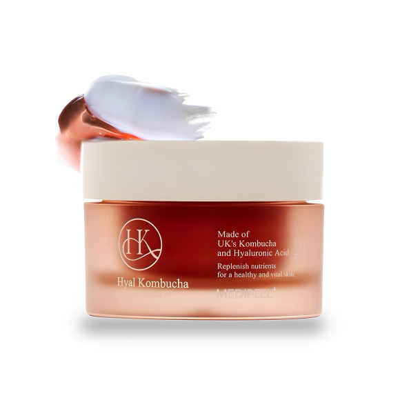 Крем с&nbsp;комбучей и&nbsp;липосомальными церамидами MEDIPEEL⁺ Hyal Kombucha Tea‑Tox Cream (50мл) | Ecoplace