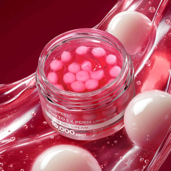 Капсульный лифтинг‑крем со спикулой MEDIPEEL⁺ Phyto Ex PDRN Lifting Shot Drop Gel Cream (50г) | Ecoplace