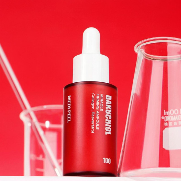 Ампульная сыворотка с&nbsp;экстрактом бакучиола MEDIPEEL⁺ Bakuchiol Miracle Firming Ampoule (30мл) | Ecoplace