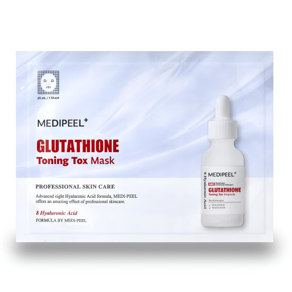 Многофункциональная маска с&nbsp;глутатионом MEDIPEEL⁺ Glutathione Toning Tox&nbsp;Mask (25мл) | Ecoplace