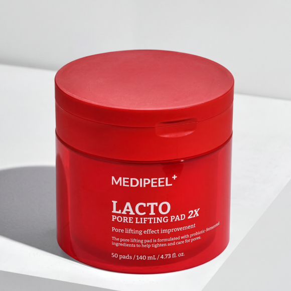 ПЭДы с&nbsp;коллагеном и&nbsp;бифидобактериями MEDIPEEL⁺ Lacto Pore Lifting Pad&nbsp;2Х (50шт) | Ecoplace