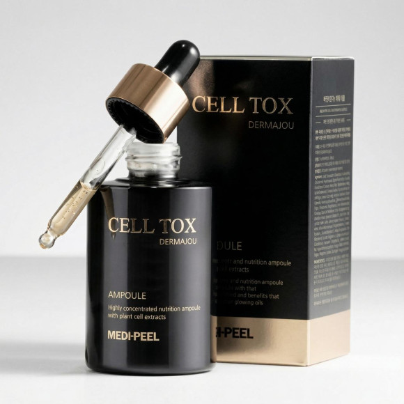 Ампульная сыворотка со&nbsp;стволовыми клетками MEDIPEEL⁺ Cell Toxing Dermajours Ampoule (100мл) | Ecoplace