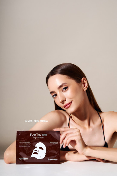 Ампульная маска с&nbsp;эффектом ботокса MEDIPEEL⁺ Peptide‑Tox Bor&nbsp;Ampoule Mask (30мл) | Ecoplace