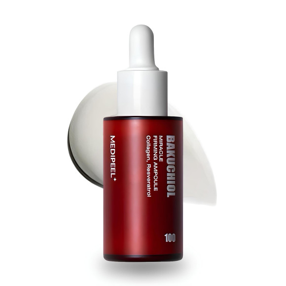 Ампульная сыворотка с&nbsp;экстрактом бакучиола MEDIPEEL⁺ Bakuchiol Miracle Firming Ampoule (30мл) | Ecoplace