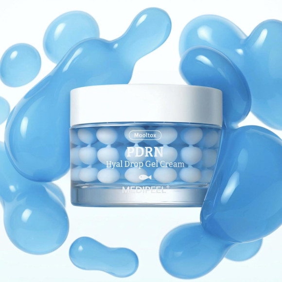 Капсульный крем для интенсивного увлажнения MEDIPEEL⁺ Mooltox PDRN Hyal Drop Gel Cream (50г) | Ecoplace