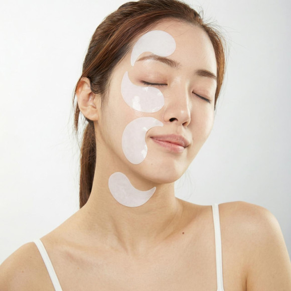 Укрепляющие патчи с&nbsp;гидролизатом коллагена MEDIPEEL⁺ Red&nbsp;Lacto Collagen Eye&nbsp;Patch (60шт) | Ecoplace