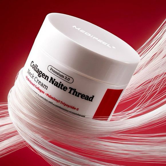 Крем для&nbsp;шеи и&nbsp;декольте MEDIPEEL⁺ Premium 3.0 Collagen Naite Thread Neck Cream (100мл) | Ecoplace