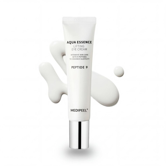 Крем для&nbsp;глаз с&nbsp;лифтинг‑эффектом MEDIPEEL⁺ Peptide 9 Aqua Essence Lifting Eye&nbsp;Cream (40мл) | Ecoplace