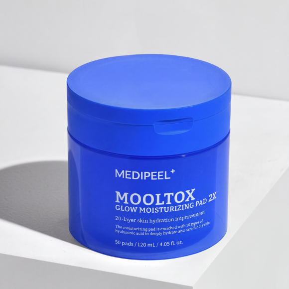 Интенсивно увлажняющие ПЭДы MEDIPEEL⁺ Mooltox Glow Moisturizing Pad&nbsp;2X (50шт) | Ecoplace