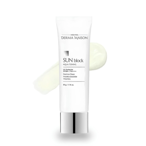 MEDIPEEL⁺ Derma Maison Sun&nbsp;Block Aqua Toning SPF50+PA++++ (50g) | Ecoplace