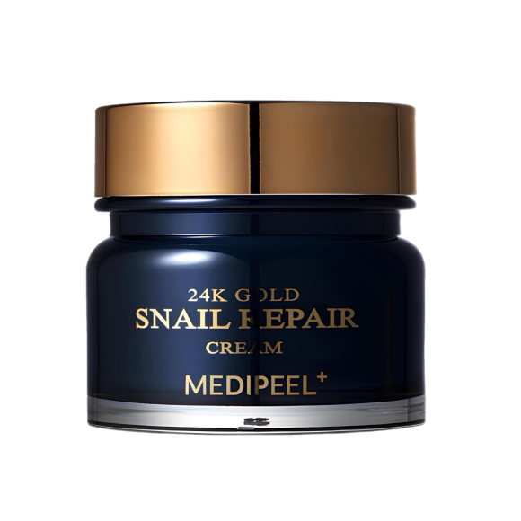 Крем с&nbsp;муцином улитки MEDIPEEL⁺ 24K Gold Snail Repair Cream (50г) | Ecoplace