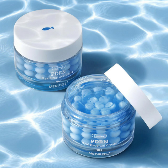 Капсульный крем для&nbsp;интенсивного увлажнения MEDIPEEL⁺ Mooltox PDRN Hyal Drop Gel&nbsp;Cream (50г) | Ecoplace