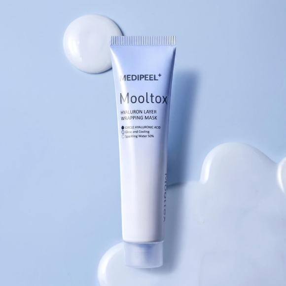 Увлажняющая маска‑пленка MEDIPEEL⁺ Mooltox Hyaluron Layer Wrapping Mask (70г) | Ecoplace