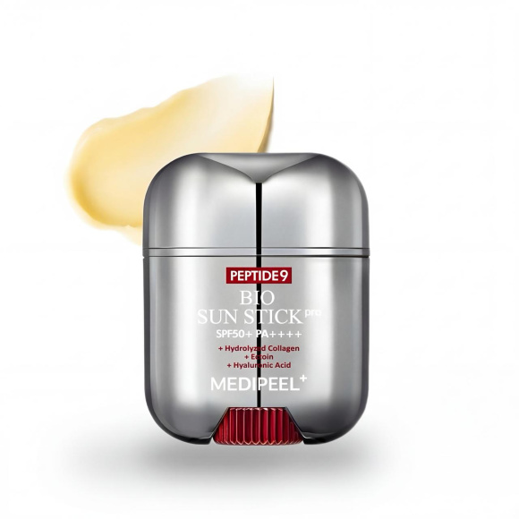 Солнцезащитный стик с&nbsp;пептидами MEDIPEEL⁺ Peptide 9 Bio&nbsp;Sun Stick PRO&nbsp;SPF50+PA++++ (20г) | Ecoplace