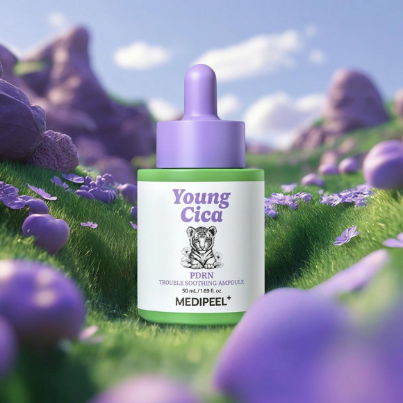 Сыворотка для&nbsp;чувствительной кожи MEDIPEEL⁺ Young Cica PDRN Trouble Soothing Ampoule (50мл) | Ecoplace