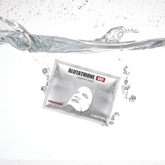 Маска для выравнивания тона MEDIPEEL⁺ Glutathione 600 Ampoule Mask (30мл) | Ecoplace