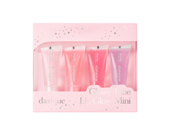 DASIQUE Glowy Tube Lip Gloss Mini Kit (3.7g*4) | Ecoplace