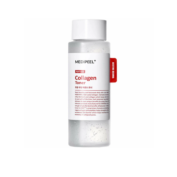 Тонер с&nbsp;пробиотическим комплексом MEDIPEEL⁺ Red&nbsp;Lacto Collagen Soothing Essence Toner (200мл) | Ecoplace