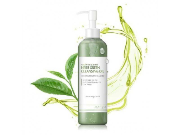 MANYO Herbgreen Cleansing Oil (200ml) | Ecoplace