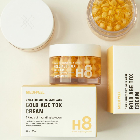 Капсульный крем с&nbsp;коллагеновым комплексом MEDIPEEL⁺ Gold Age&nbsp;Tox H8 Cream (50г) | Ecoplace