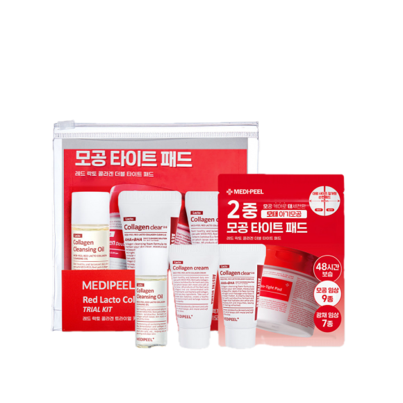 MEDI-PEEL Red Lacto Collagen Trial Kit (20ml+15ml+20ml/5+15g) | Ecoplace