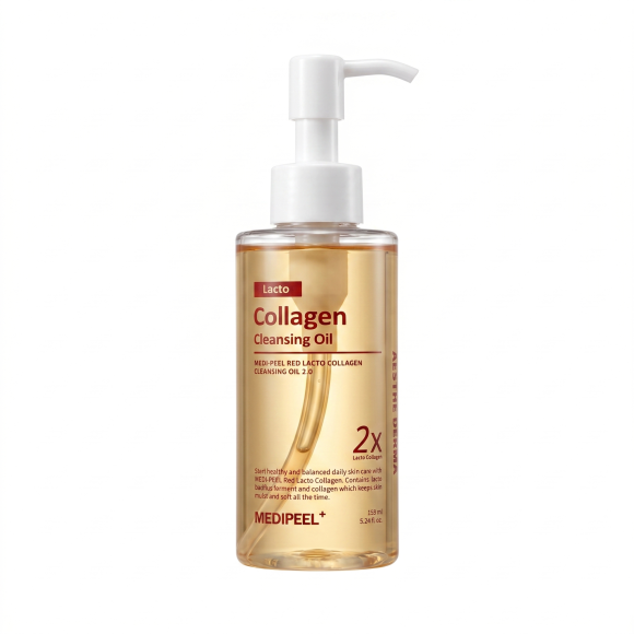 discount Гидрофильное масло с&nbsp;пробиотиками MEDIPEEL⁺ Red&nbsp;Lacto Collagen Cleansing Oil&nbsp;2.0 (155мл) | Ecoplace