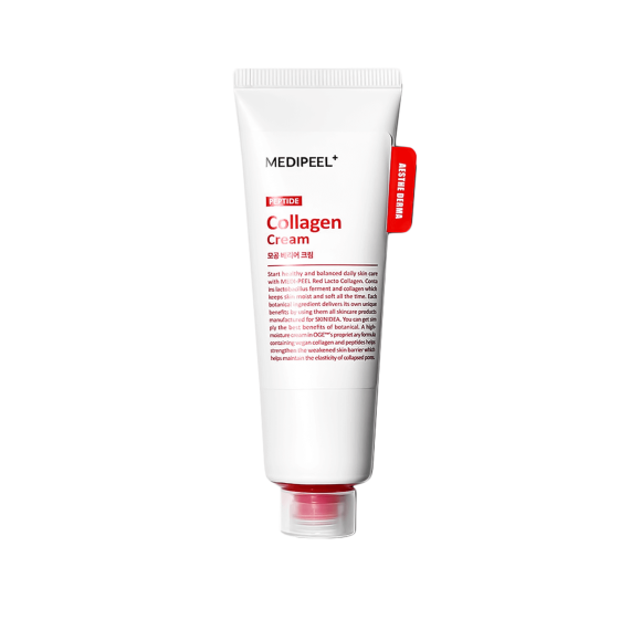 Крем с&nbsp;коллагеном и&nbsp;пептидами MEDIPEEL⁺ Red&nbsp;Lacto Collagen Barrier Cream (80г) | Ecoplace