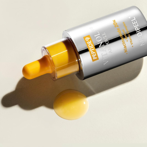 Лифтинг‑сыворотка для&nbsp;ровного тона и&nbsp;сияния MEDIPEEL⁺ Peptide 9 Vitanol Ampoule PRO&nbsp;(30мл) | Ecoplace