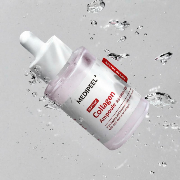 Сыворотка с&nbsp;коллагеном и&nbsp;пептидами MEDIPEEL⁺ Red&nbsp;Lacto Collagen Tightening Ampoule (50мл) | Ecoplace