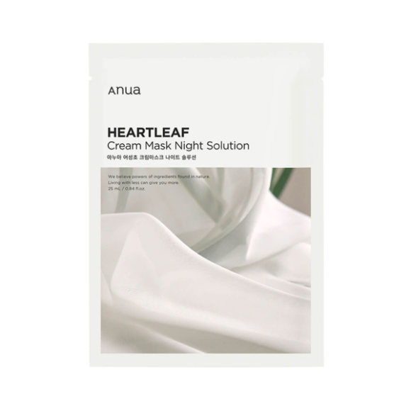 ANUA Heartleaf Cream Mask Night Solution (25ml) | Ecoplace