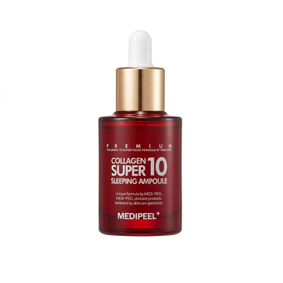 Ночная сыворотка с&nbsp;коллагеном MEDIPEEL⁺ Collagen Super 10 Sleeping Ampoule (30мл) | Ecoplace