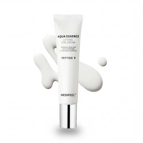 Крем для&nbsp;глаз с&nbsp;лифтинг‑эффектом MEDIPEEL⁺ Peptide 9 Aqua Essence Lifting Eye&nbsp;Cream (40мл) | Ecoplace