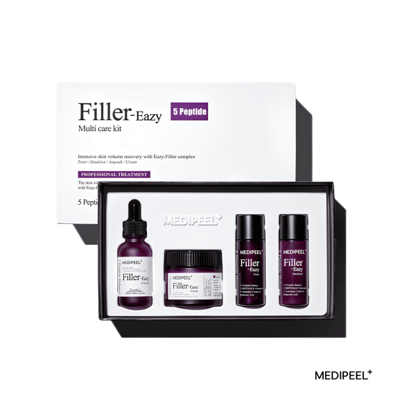 Набор ухода с&nbsp;филлер‑эффектом MEDIPEEL⁺ Eazy Filler Multi Care Kit&nbsp;(30мл+30мл+30мл+50мл) | Ecoplace