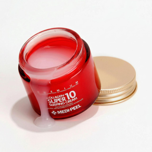 Ночной крем с&nbsp;коллагеном MEDIPEEL⁺ Collagen Super 10 Sleeping Cream (70мл) | Ecoplace