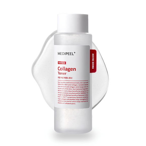 Тонер с&nbsp;пробиотическим комплексом MEDIPEEL⁺ Red&nbsp;Lacto Collagen Soothing Essence Toner (200мл) | Ecoplace
