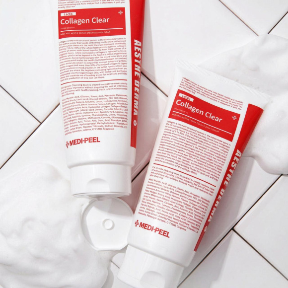 Пенка для&nbsp;умывания MEDIPEEL⁺ Red&nbsp;Lacto Collagen Clear 2.0 (300мл) | Ecoplace