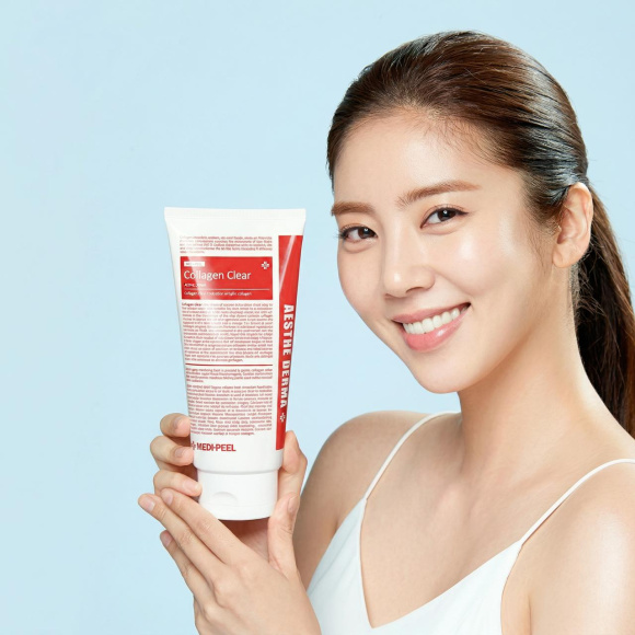 Пенка для&nbsp;умывания MEDIPEEL⁺ Red&nbsp;Lacto Collagen Clear 2.0 (300мл) | Ecoplace