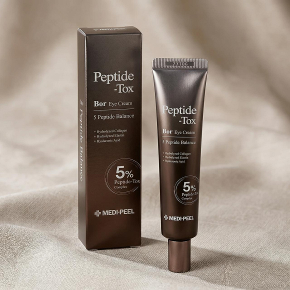 Крем для глаз с эффектом ботокса MEDIPEEL⁺ Peptide‑Tox Bor Eye Cream (40мл) | Ecoplace