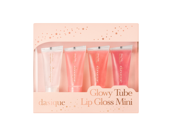 DASIQUE Glowy Tube Lip Gloss Mini Kit (3.7g*4) | Ecoplace